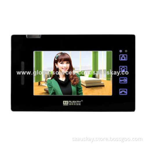 Apartment Intercom System, High-resolution, Low-power Consumption and 7-inch Indoor MonitorNew